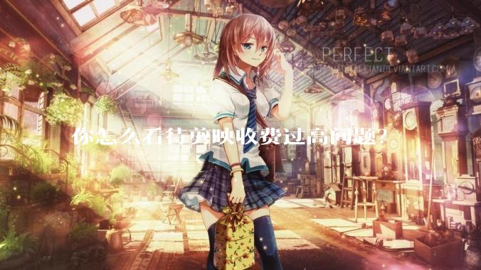 你怎么看待剪映收费过高问题？