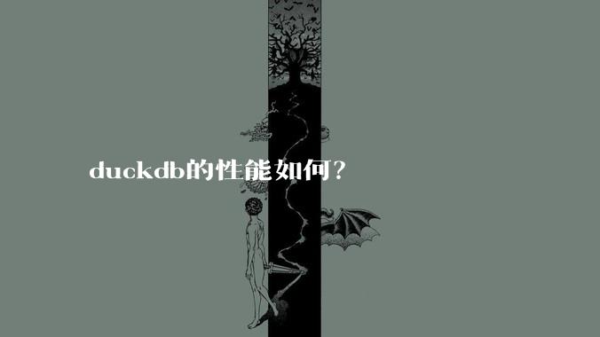 duckdb的性能如何？